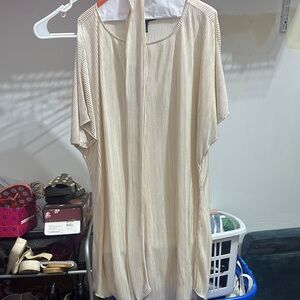 Elegant Cream Women's Top